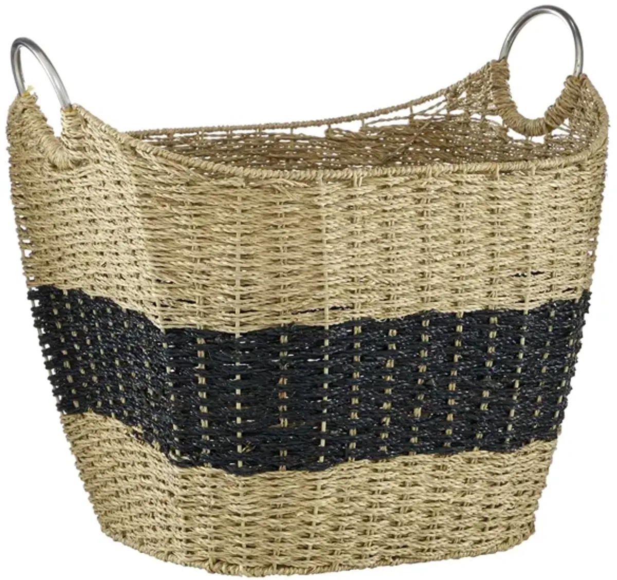 Ivy Collection Schermerhorn Storage Basket in Natural Brown by UMA Enterprises