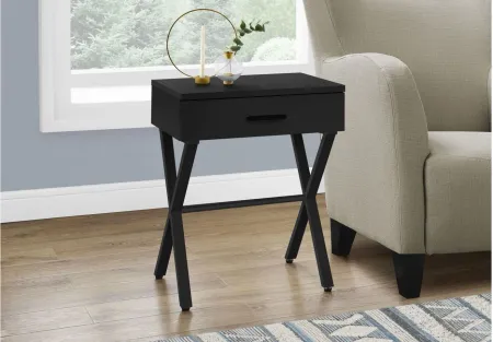 Hunter Accent Table in Black by Monarch Specialties