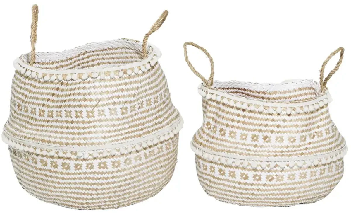 Ivy Collection Storage Basket - Set of 2