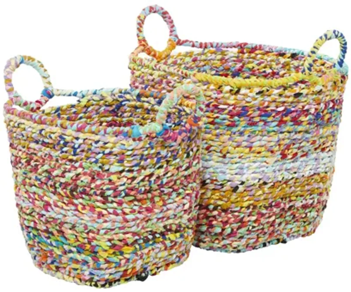 Ivy Collection Oz Basket - Set of 2