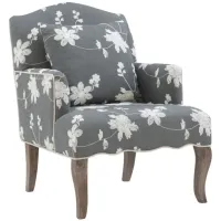 Kenna Arm Chair in Gray Wash by Linon Home Decor