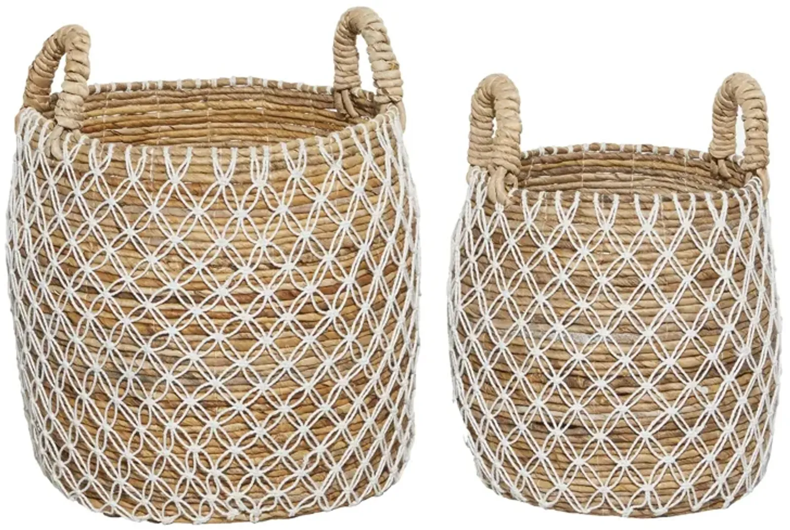 Ivy Collection Storage Basket Set of 2