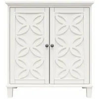Celeste 2-Door Accent Cabinet in White by DOREL HOME FURNISHINGS