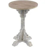 Ivy Collection Accent Table in Gray by UMA Enterprises