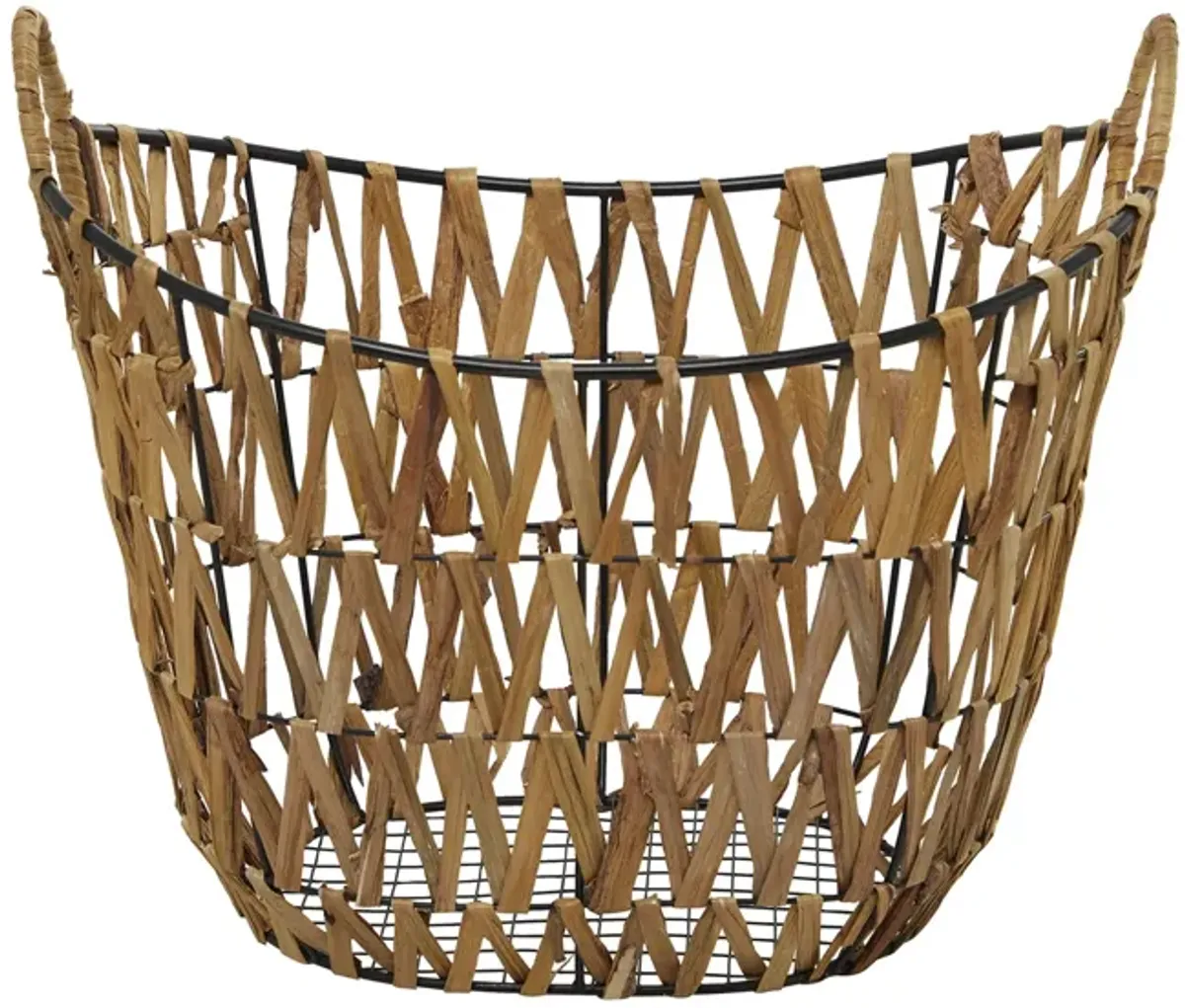 Novogratz Yetish Basket in Brown by UMA Enterprises