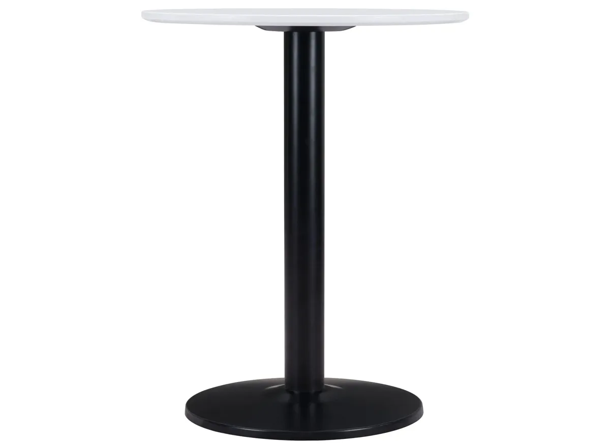 Alto Bistro Table in White by Zuo Modern