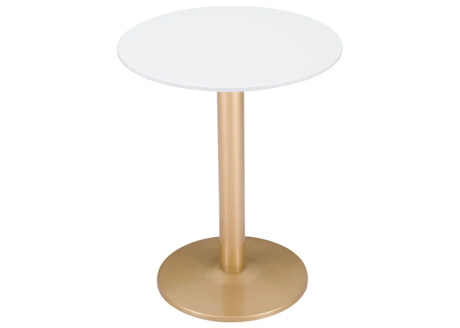 Alto Bistro Table in White by Zuo Modern