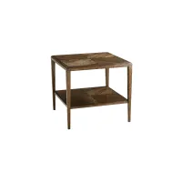 Nova Square Side Table in Dusk by Theodore Alexander