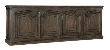 Traditions Credenza in Maduro, a rich brown with grey undertones by Hooker Furniture