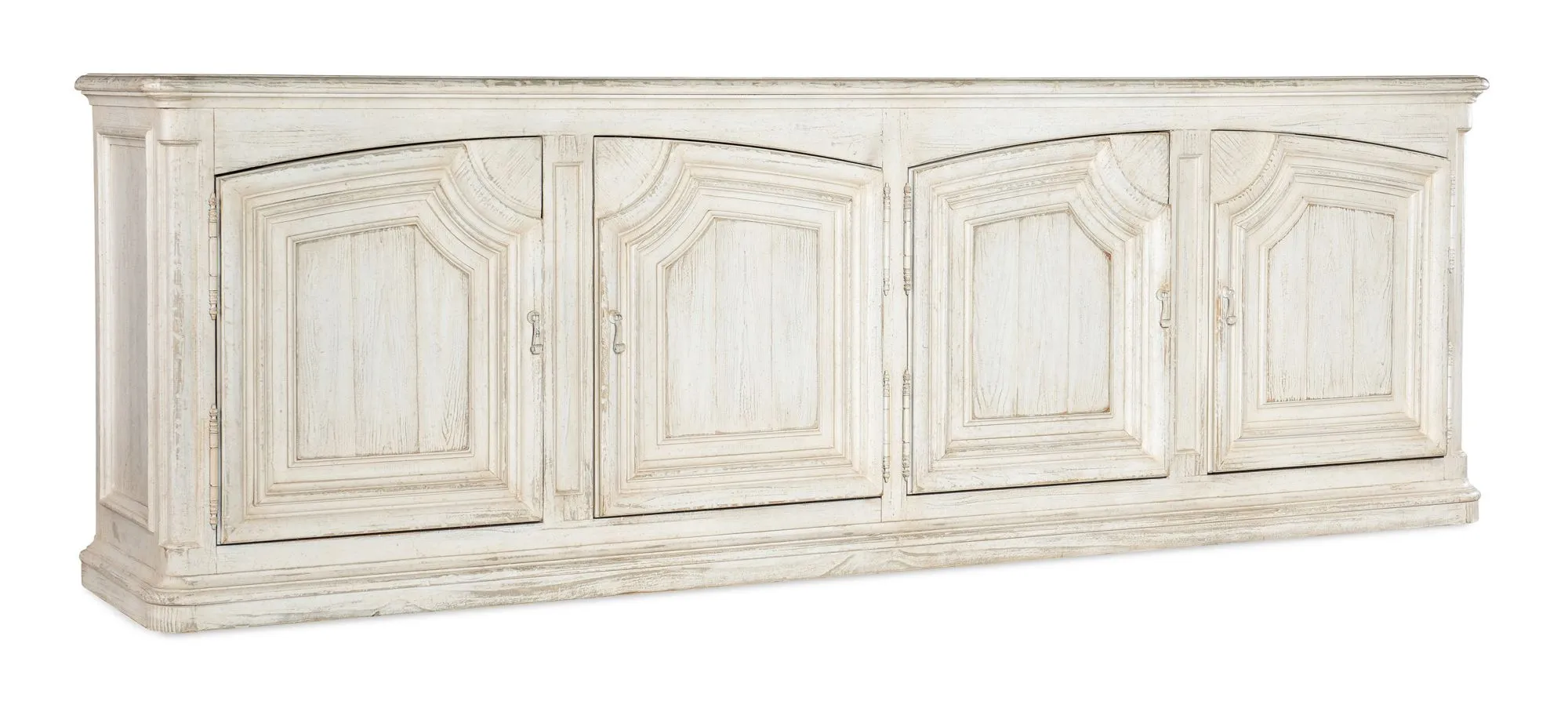 Traditions Credenza in Magnolia: a soft white finish by Hooker Furniture