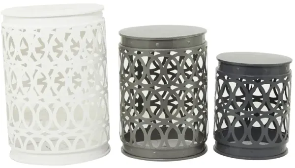 Ivy Collection Basket Accent Table 3-pc.