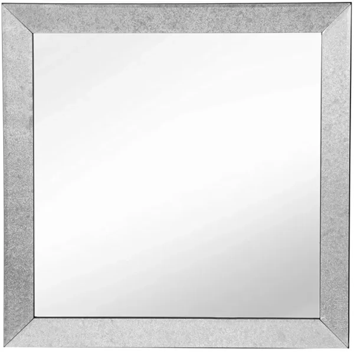 Bristol Square Classic Mirror in Gray by CAMDEN ISLE