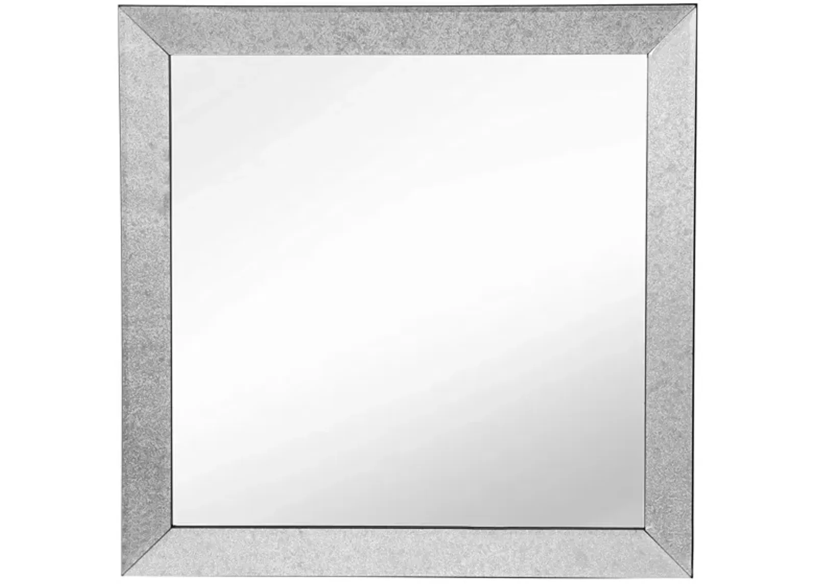 Bristol Square Classic Mirror in Gray by CAMDEN ISLE