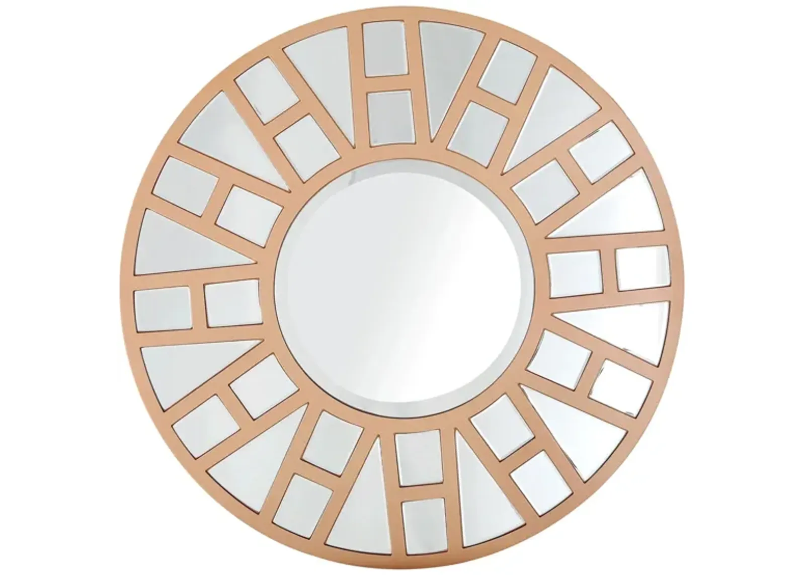 Millennium Circular Mirror in Gold by CAMDEN ISLE