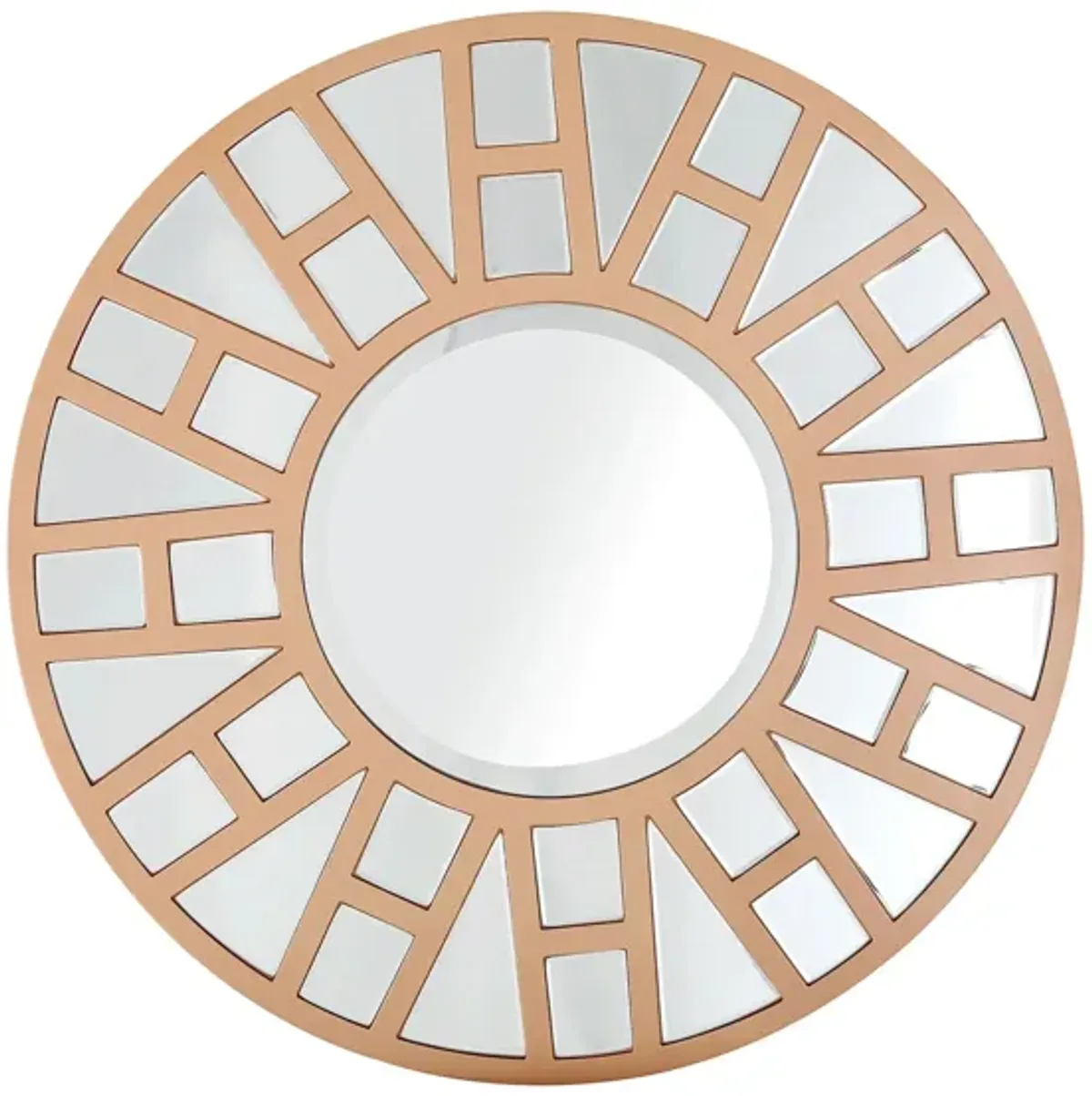 Millennium Circular Mirror in Gold by CAMDEN ISLE