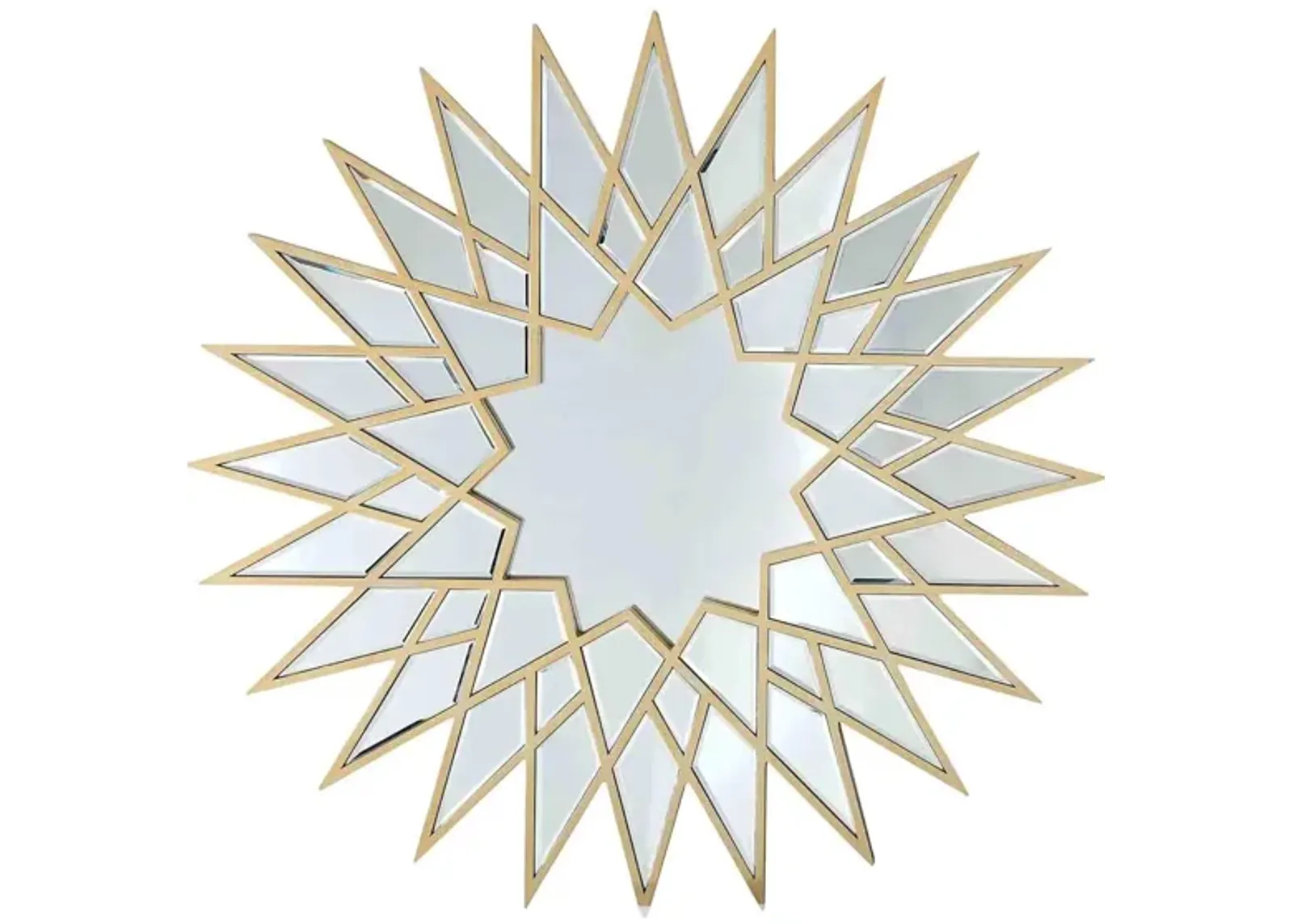 Evening Star Mirror in Gold by CAMDEN ISLE