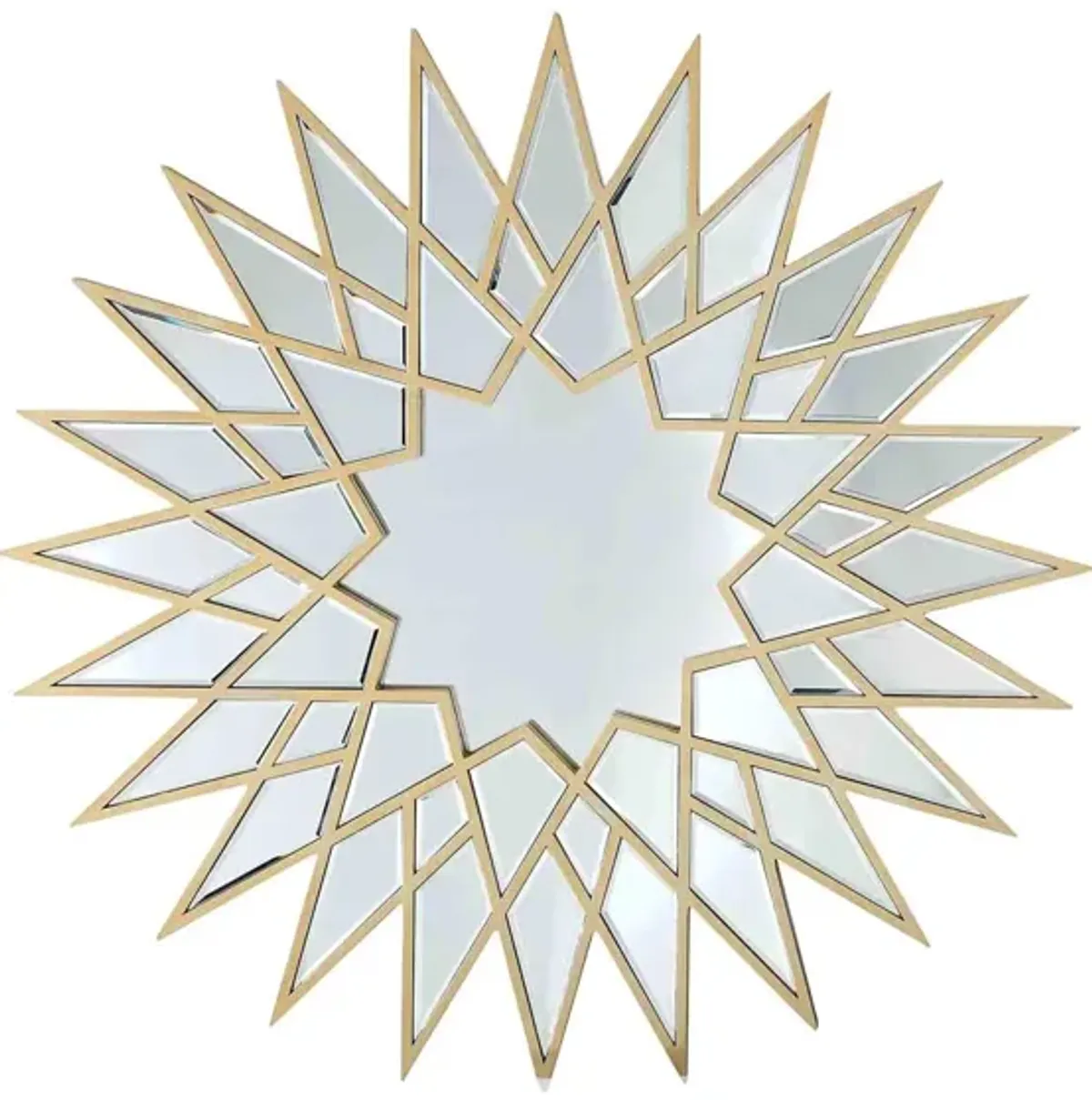 Evening Star Mirror in Gold by CAMDEN ISLE