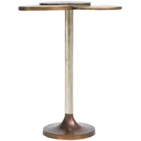 Dundee Accent Table in Bronze by Zuo Modern