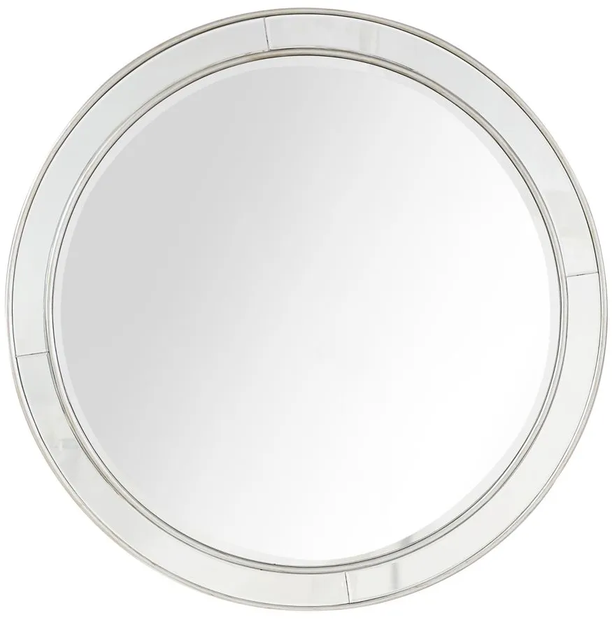 Alice Wall Mirror in Antique Silver by CAMDEN ISLE