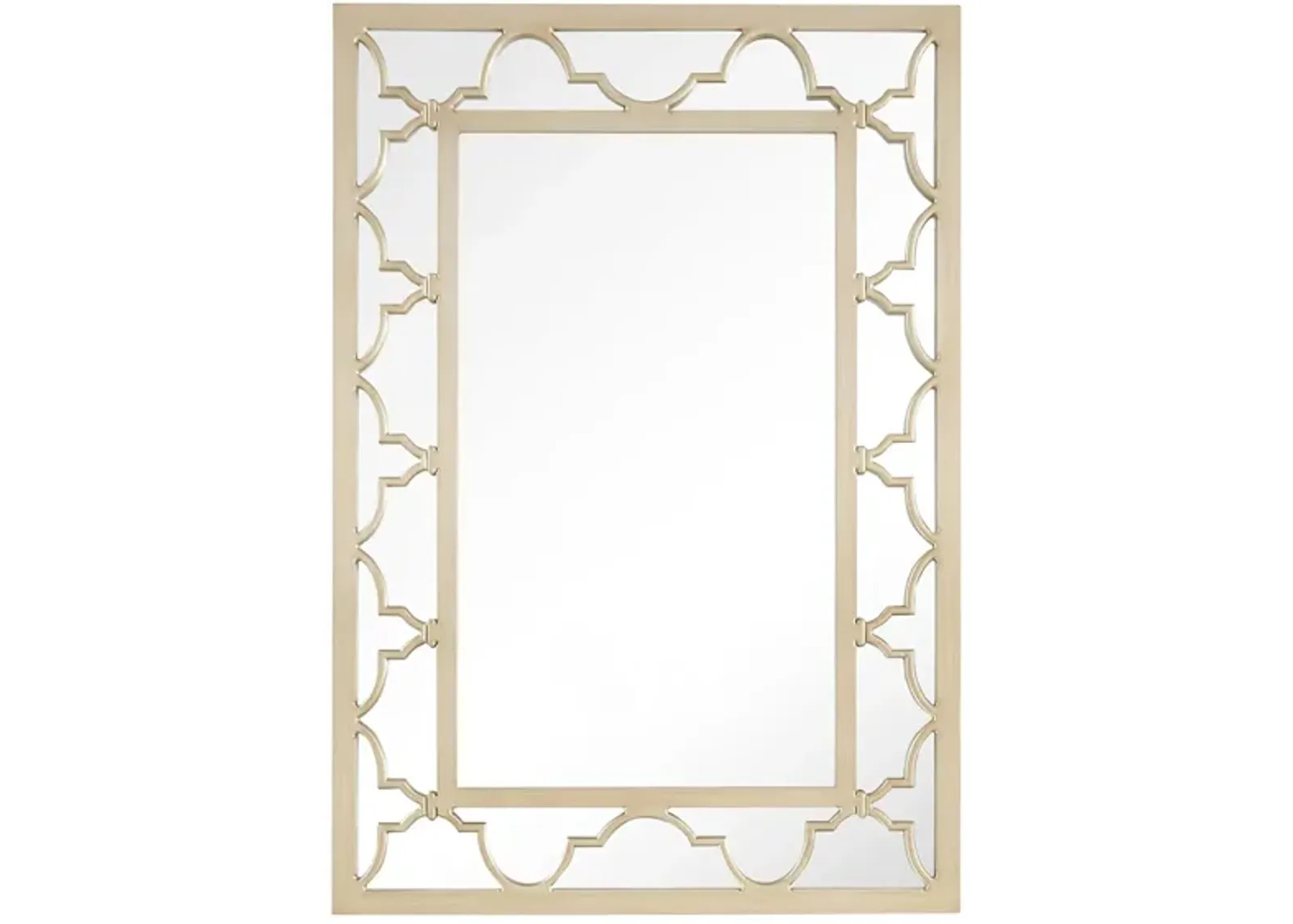 Arielle Wall Mirror in Champagne by CAMDEN ISLE