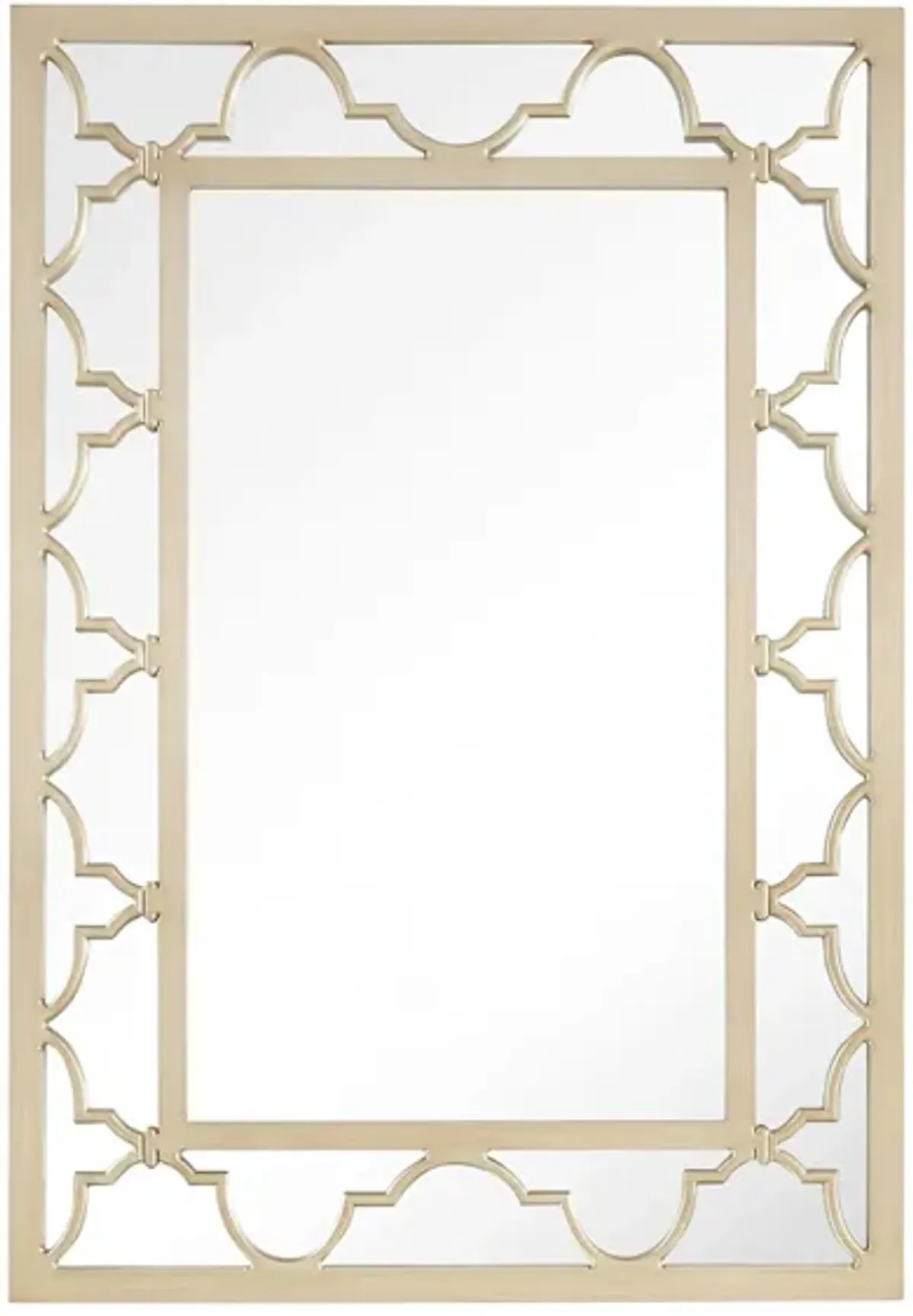 Arielle Wall Mirror in Champagne by CAMDEN ISLE