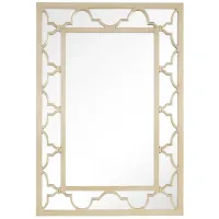 Arielle Wall Mirror in Champagne by CAMDEN ISLE
