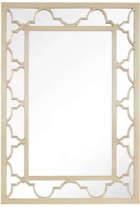 Arielle Wall Mirror in Champagne by CAMDEN ISLE