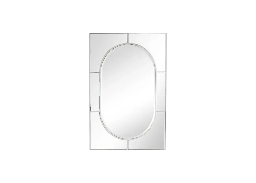 Helena Wall Mirror in Silver by CAMDEN ISLE