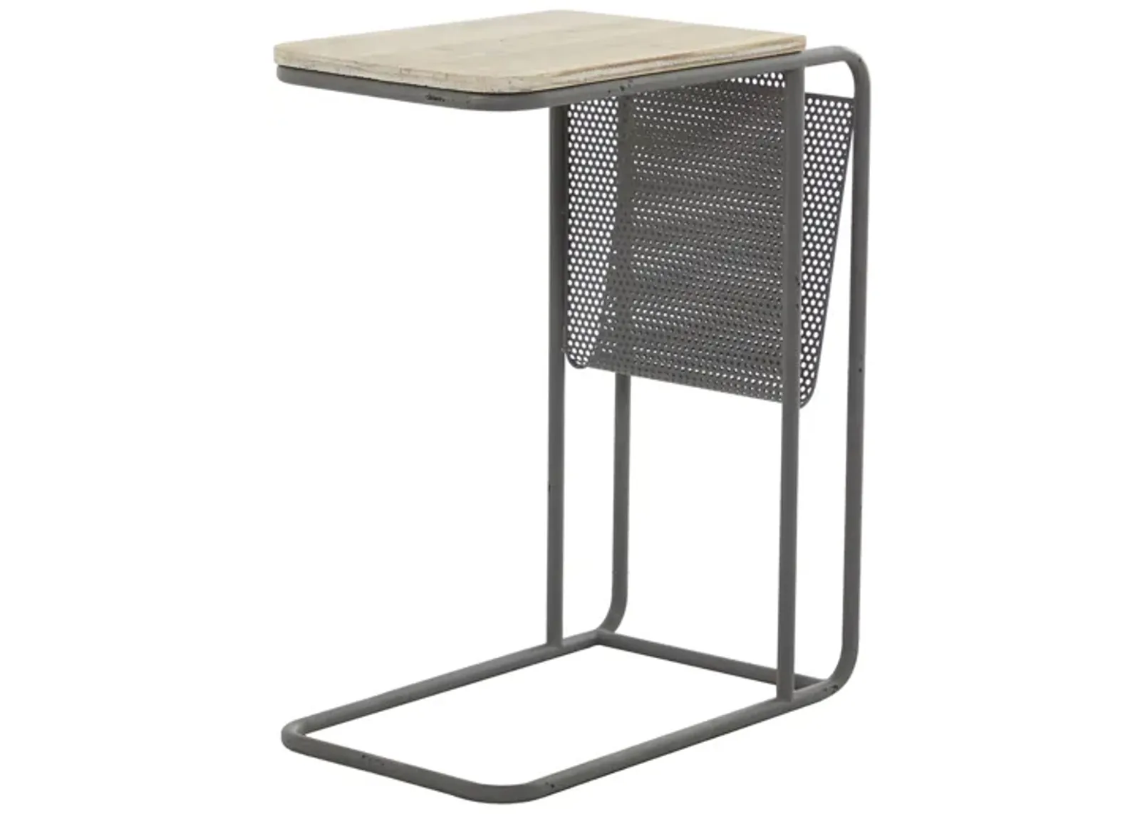 Ivy Collection C Accent Table in Gray by UMA Enterprises