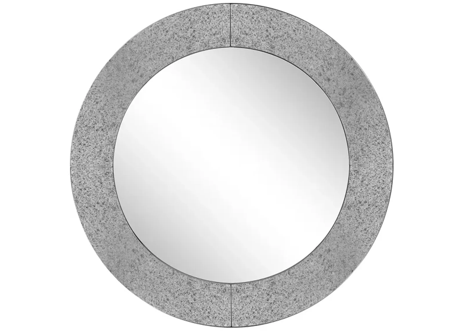 Rachel Wall Mirror in Gray by CAMDEN ISLE