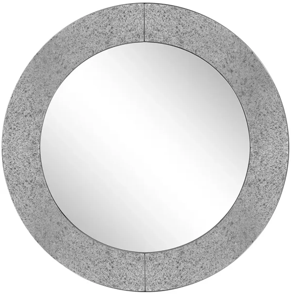 Rachel Wall Mirror in Gray by CAMDEN ISLE