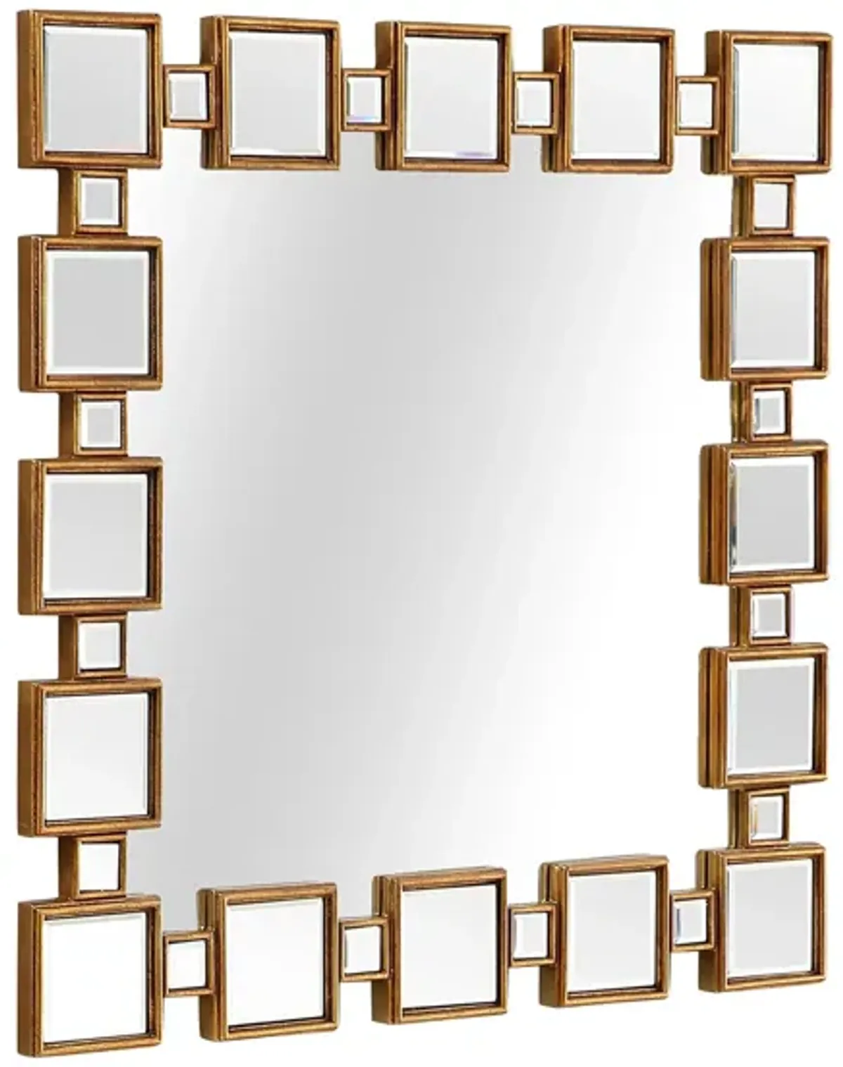 Orion Wall Mirror in Antique Gold by CAMDEN ISLE