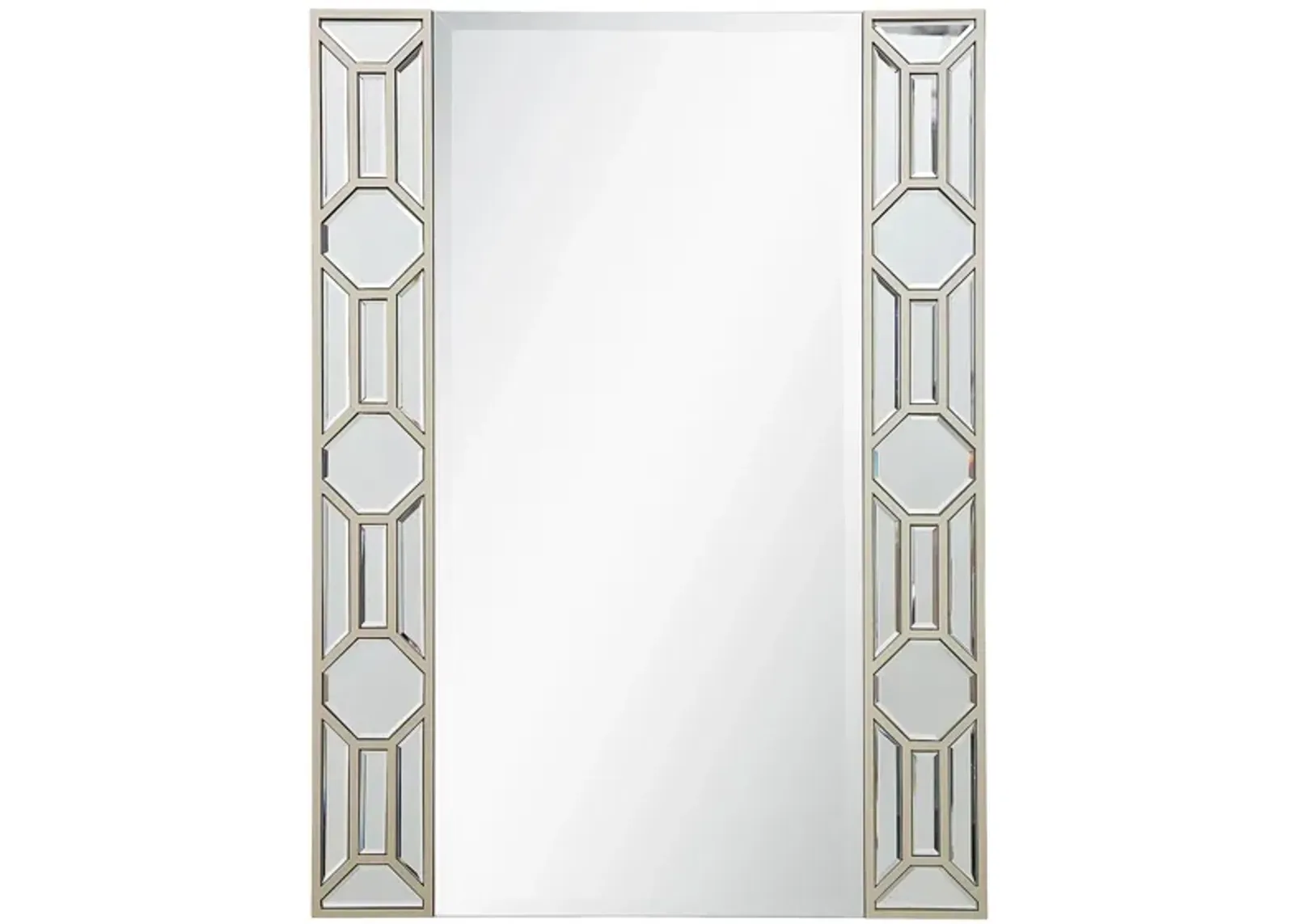 Lilian Wall Mirror in Champagne by CAMDEN ISLE