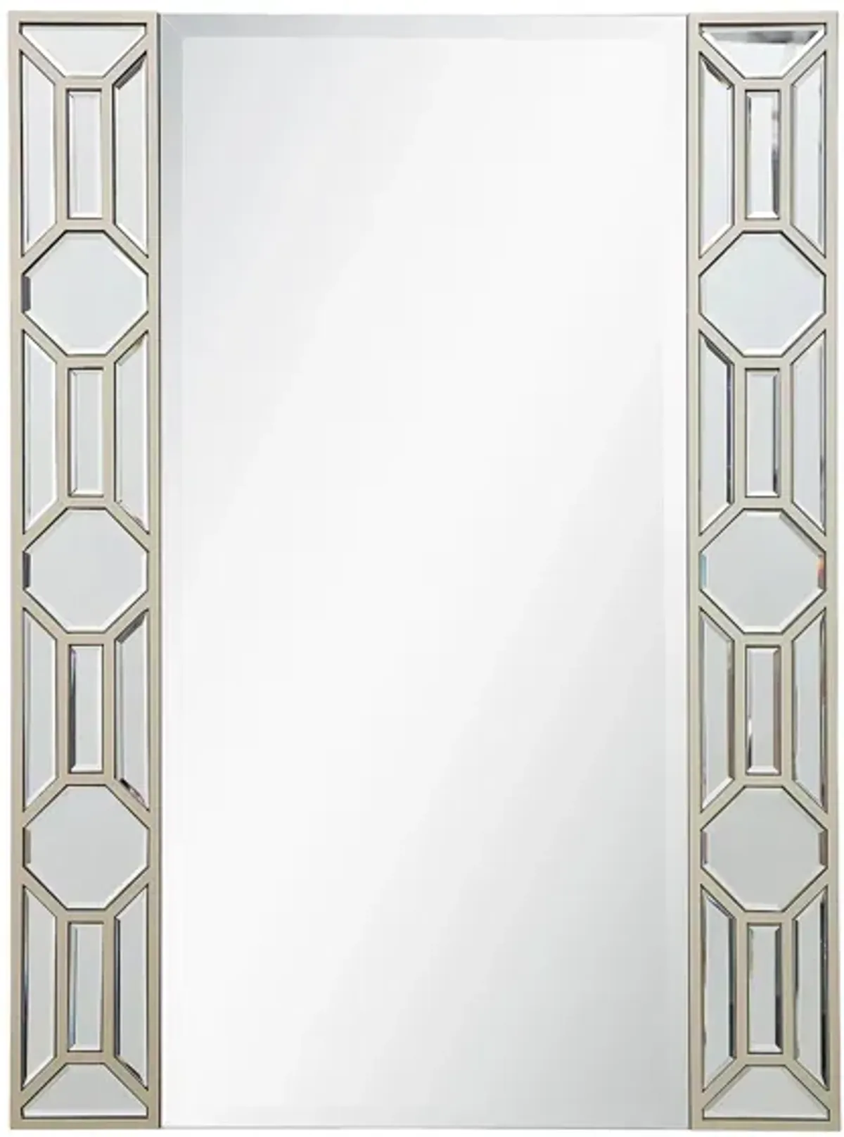 Lilian Wall Mirror in Champagne by CAMDEN ISLE