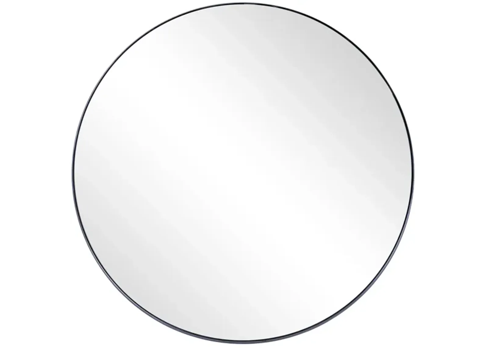 Round Mirror in Gray by CAMDEN ISLE