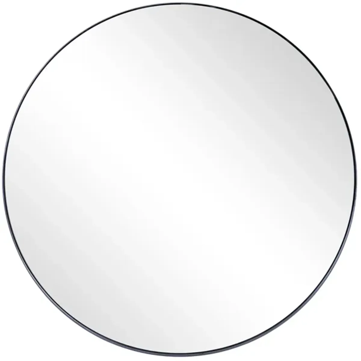 Round Mirror in Gray by CAMDEN ISLE