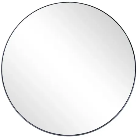 Round Mirror in Gray by CAMDEN ISLE