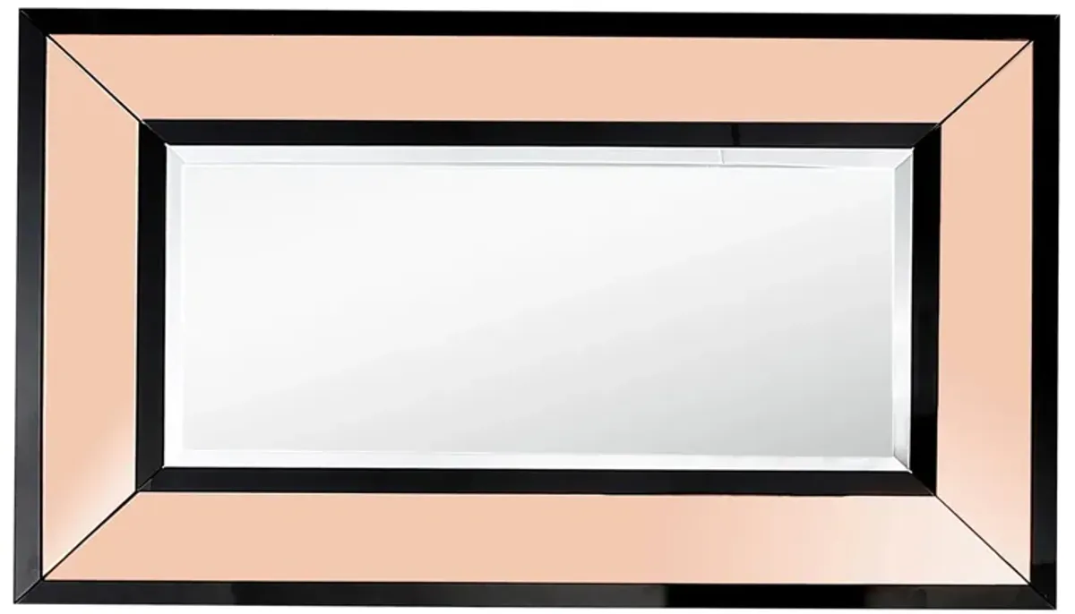 Gelenau Wall Mirror in Rose Gold by CAMDEN ISLE