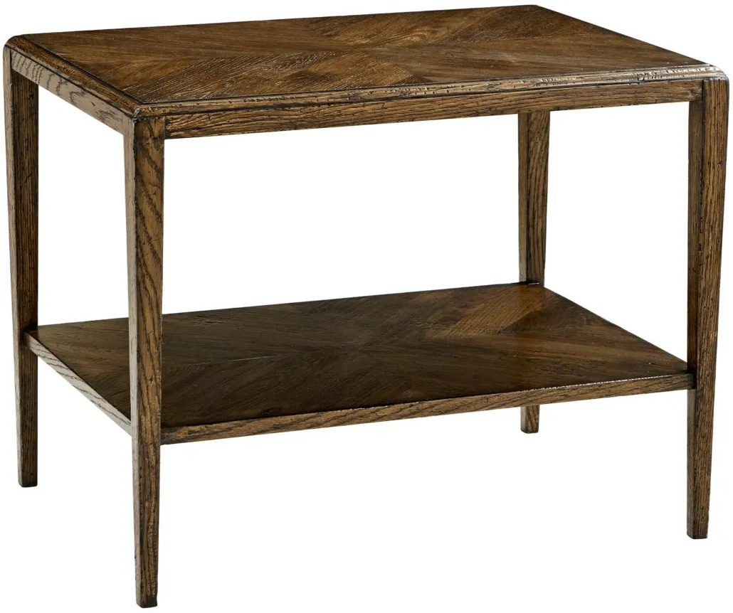 Nova Rectangular Side Table in Dusk by Theodore Alexander