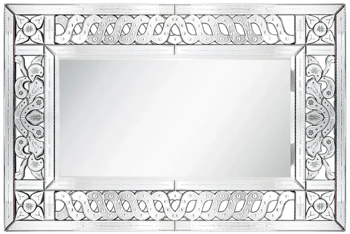 Atelier Wall Mirror in Clear by CAMDEN ISLE