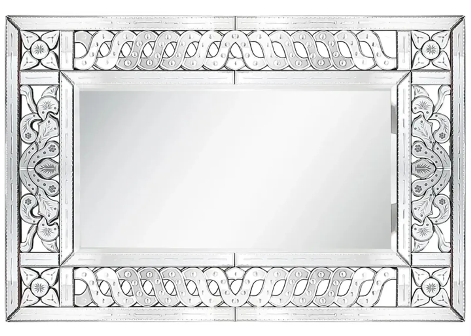 Atelier Wall Mirror in Clear by CAMDEN ISLE