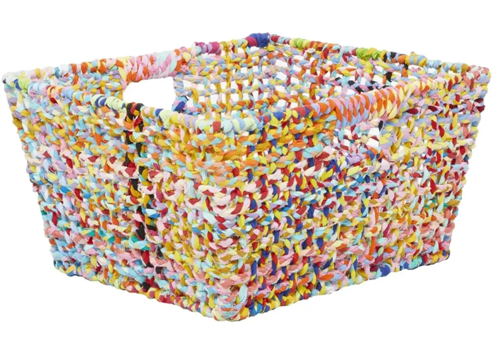 Ivy Collection Tsukino Storage Basket in Multi Colored by UMA Enterprises