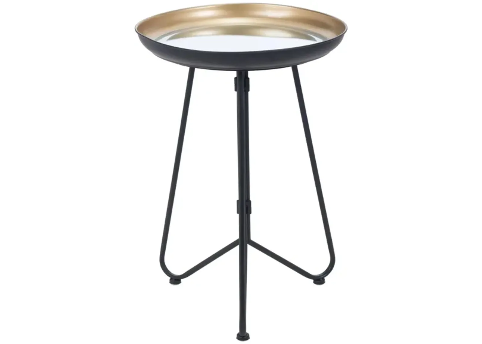 Foley Accent Table in Gold by Zuo Modern