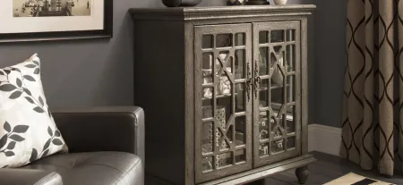 Sullivan Accent Cabinet in Gray by Coast To Coast Imports