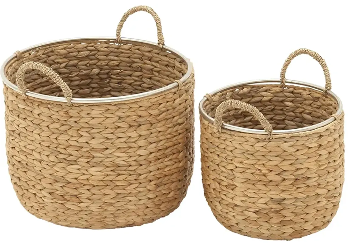 Ivy Collection Storage Basket - Set of 2