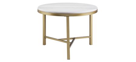 Filton Marble Accent Table in Champagne by SEI Furniture