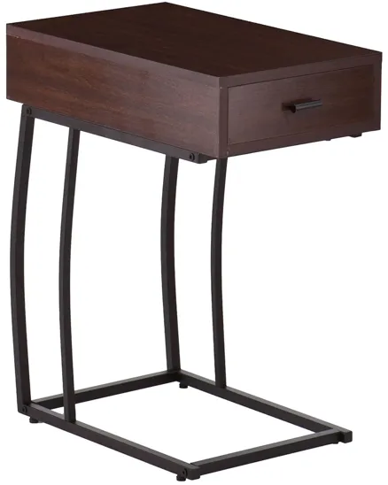 Earley Side Table W/USB in Brown by SEI Furniture