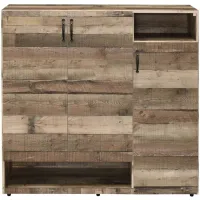 Howia Shoe Cabinet in Rustic Gray Oak by Acme Furniture Industry