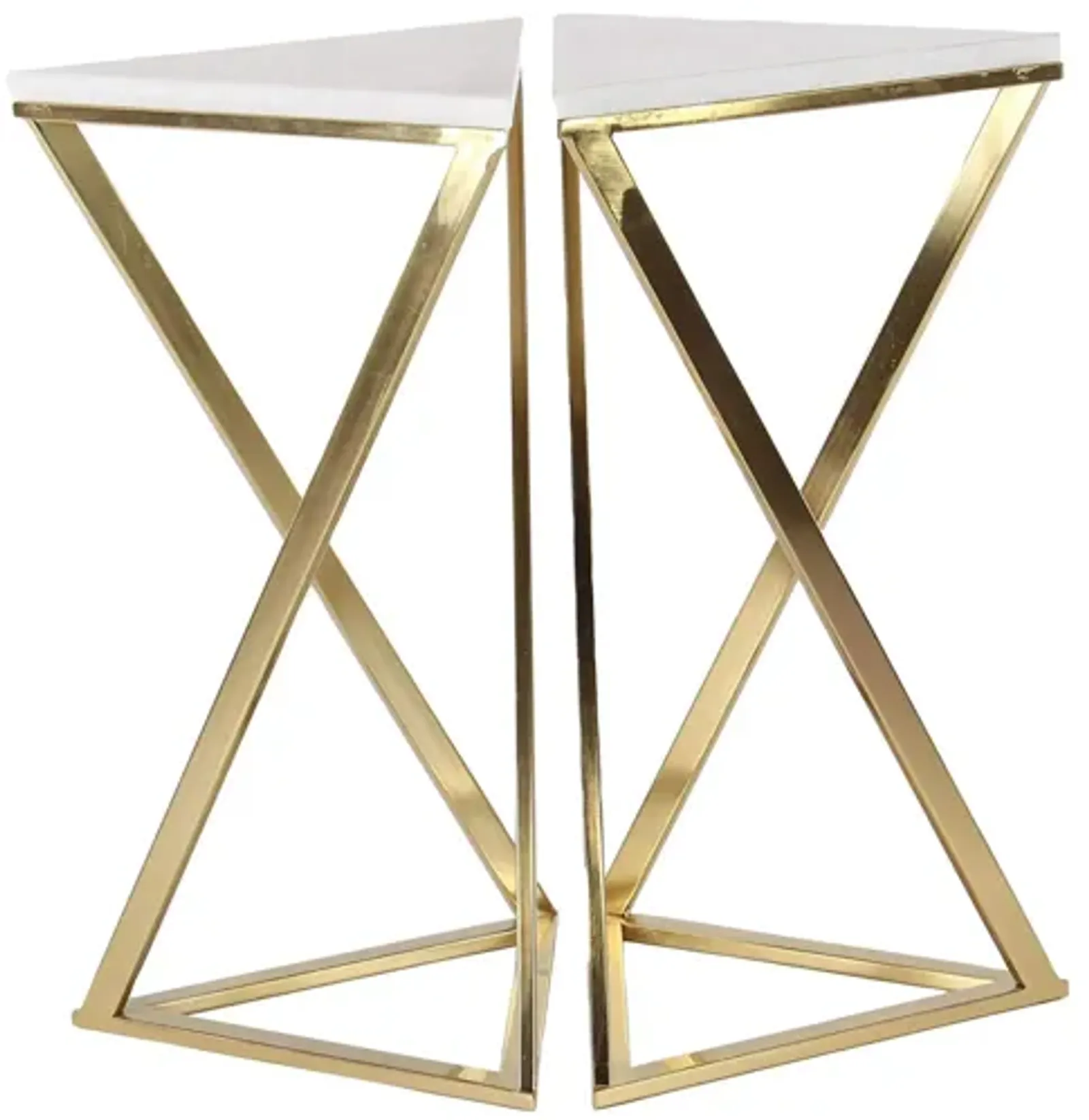 Ivy Collection Geometric Accent Table