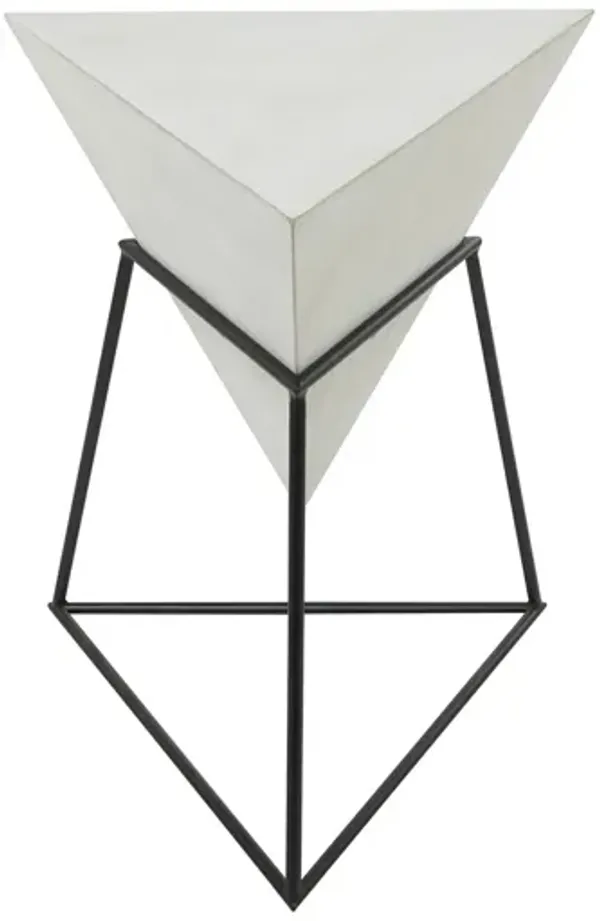 Ivy Collection Pyramid Accent Table